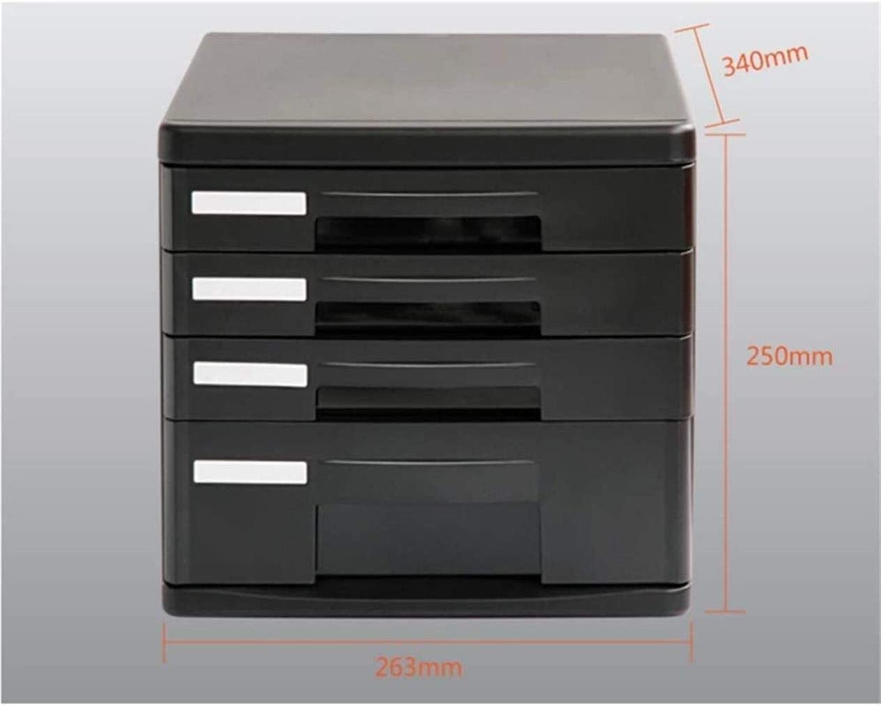 Schedari Schedario da scrivania Cassettiera da scrivania Manager - Archiviazione e organizzazione di file cartacei, può essere utilizzata per l'home office Scatola di archiviazione di file desktop Or