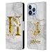 Head Case Designs Officially Licensed Harry Potter Hufflepuff Aguamenti Deathly Hallows IX Leather Book Wallet Case Cover Compatible with Apple iPhone 13 Pro