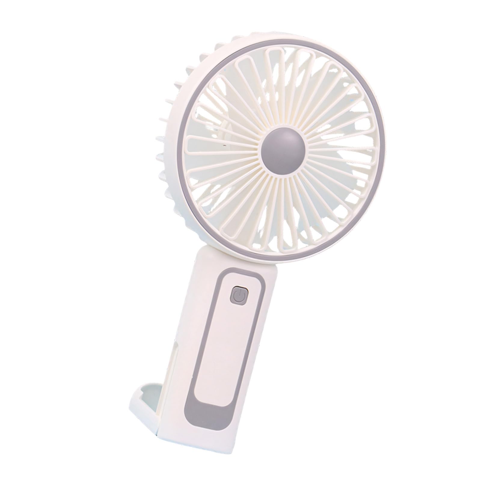Uqezagpa 3 Speed Outdoor Portable Handheld Desk Fan Rechargeable Personally Cooling Fan Light Weight Coolers Easy to Carry Outdoor Portable Handheld Desk