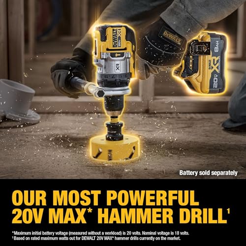 DEWALT 20V MAX XR Brushless Hammer Drill