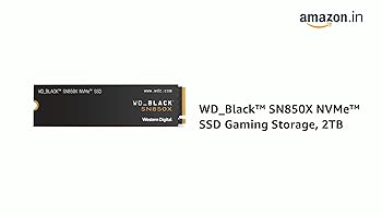 WD_Black SN850X NVMe 2TB Internal SSD