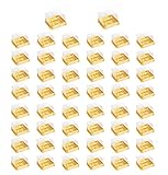 Plastic Moon Cake Trays Moon Cake Box for 50G Square Individual Plastic Cupcake Muffin Single Container Box...