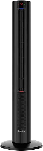 Miniatura 4 de Lasko Ventilador de torre oscilante de 1500 W para todas las estaciones y calentador de espacio con 4 velocidades de ventilador silenciosas, 3