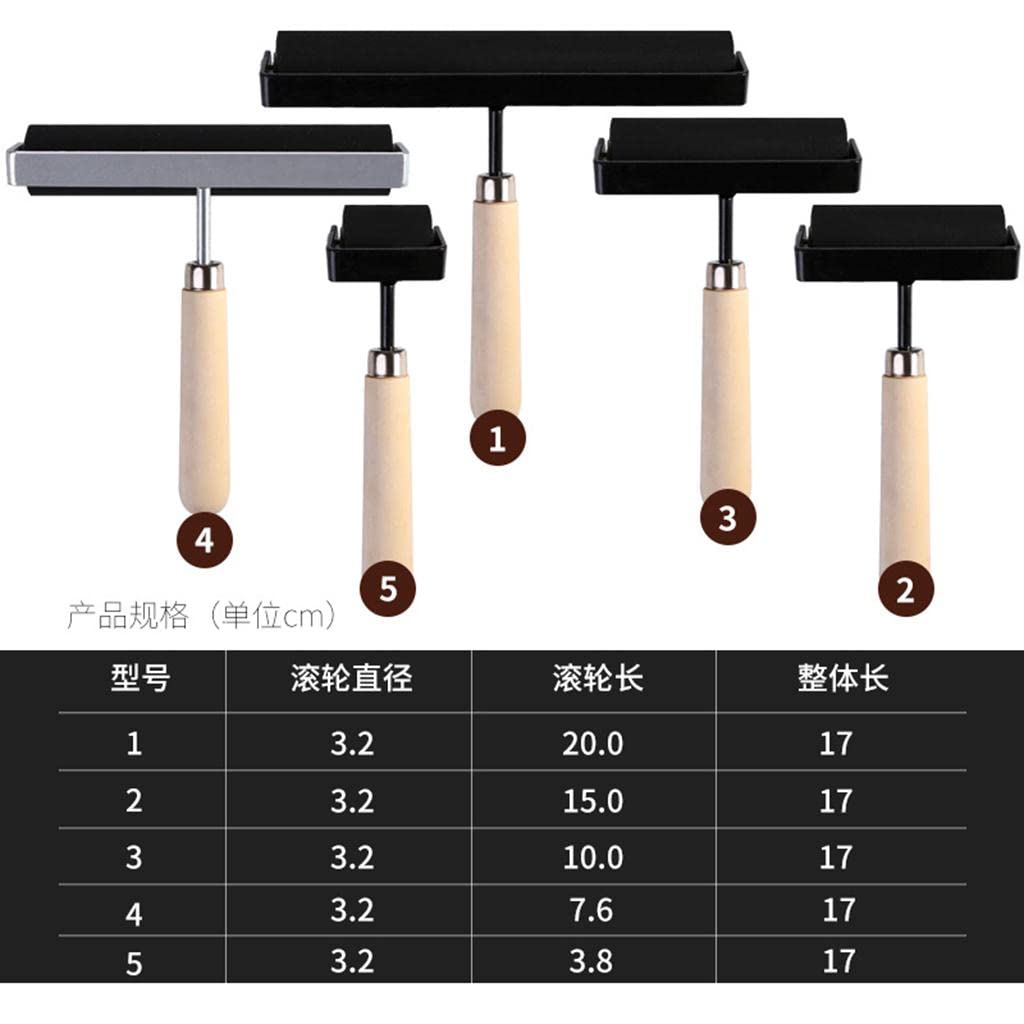 Fancyes Brayer Roller for Oil Painting and Stamping Inks, 4in