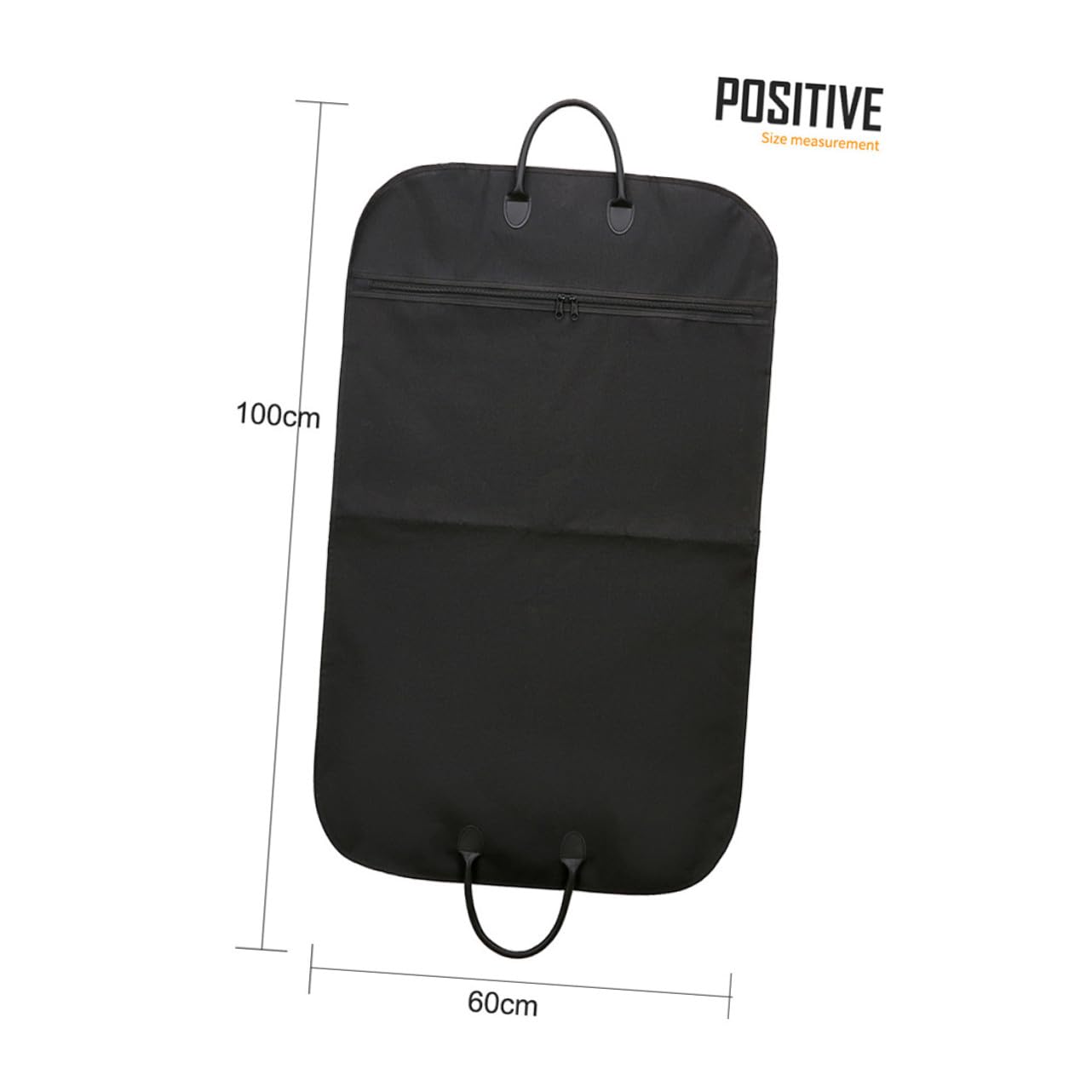 Alipis Porta Abito da Viaggio Pieghevole Nero Oxford, Leggero e Pratico per Abiti e Pellicce, per Viaggi Leggeri e Business, Portabiti