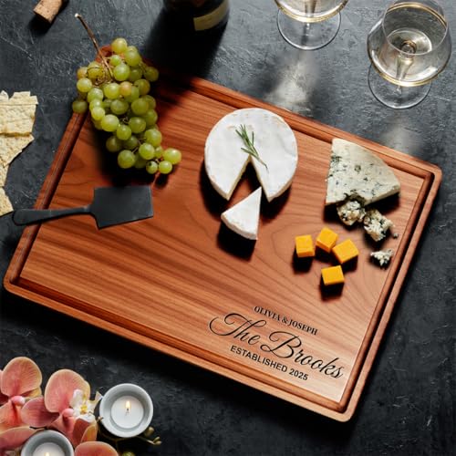 Tabla de cortar rectangular de madera personalizada miniatura 4