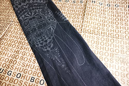 Bufanda gris HUGO BOSS para evitar el frío en el cuello con estilo Meissen 7
