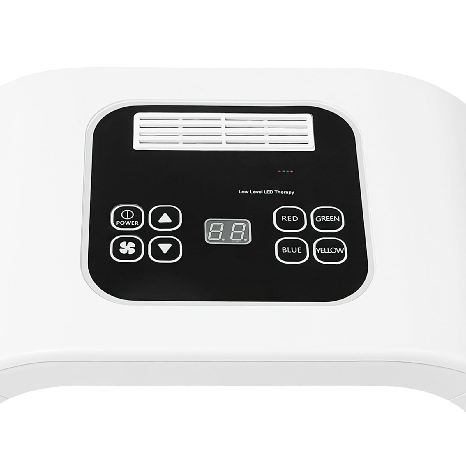 LED Maske Gesicht Beauty 7 Farben, LED Licht Therapie Maschine mit Schutzbrille, Lichttherapie Gesichtsmaske für Schönheitssalons Heimgebrauch, 5–60 min Zeiteinstellung, Weiß