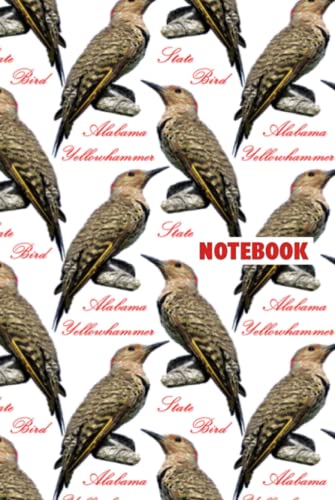 Alabama State Bird: Yellowhammer Notebook