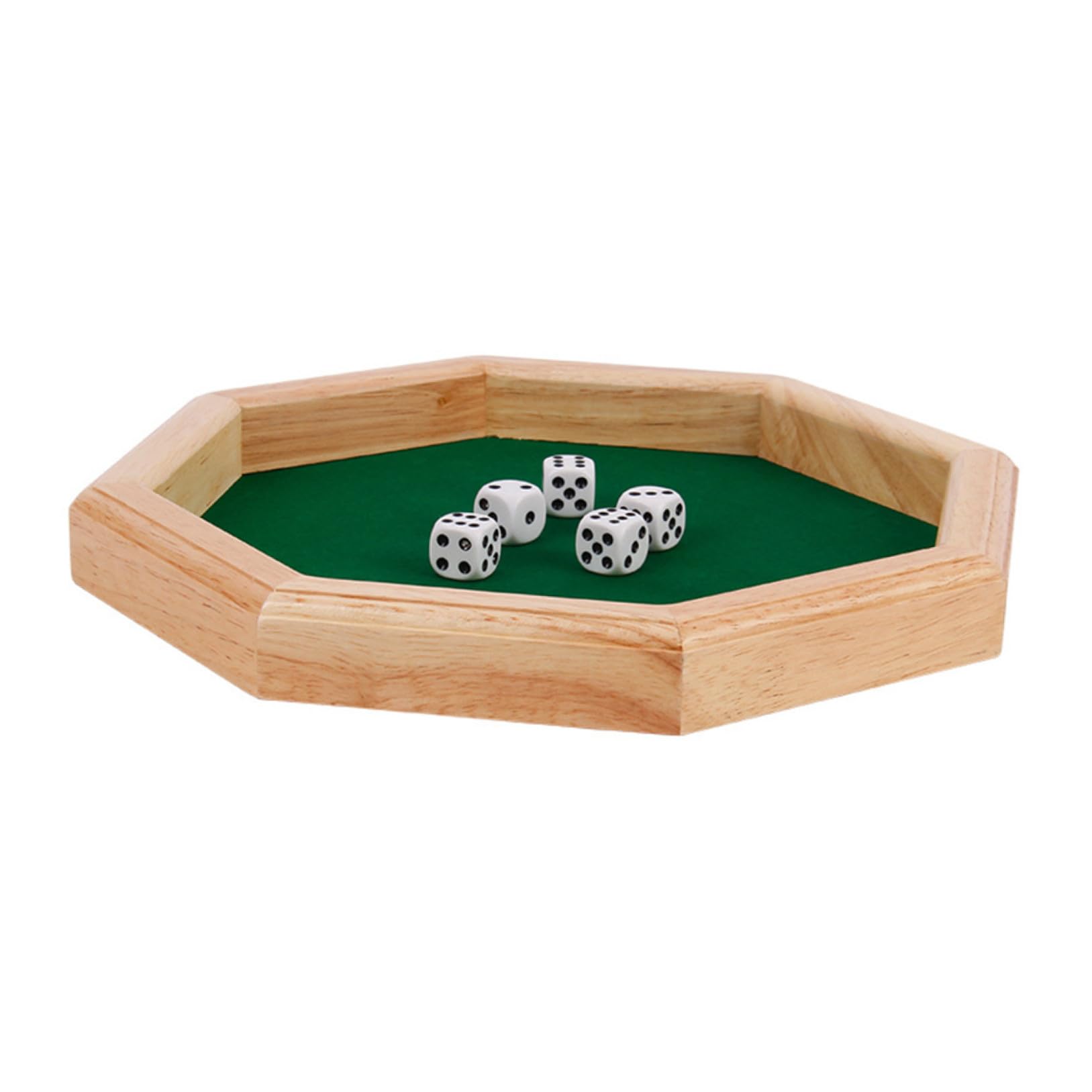 WOONEKY Jeux de Dés de Bar en Bois Vert Célébration Halloween pour Soirées