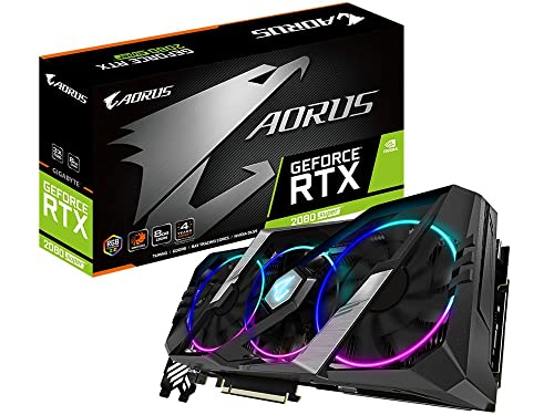 GIGABYTE AORUS GeForce RTX 2080 Super 8G OtBbNJ[h 3x WINDFORCE t@ 8GB 256-Bit GDDR6 GV-N208SAORUS-8GC rfIJ[h