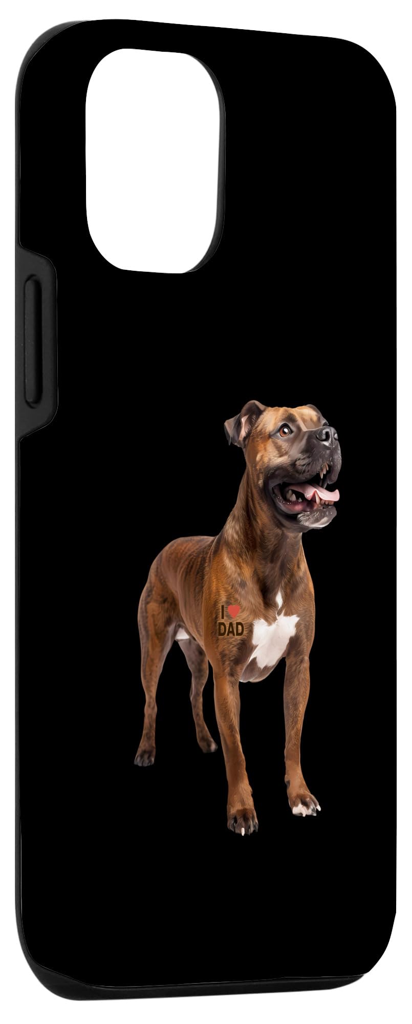 I Love Dad Staffordshire Terrier Case for iPhone 15 - Image 3