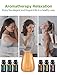InnoGear Essential Oil Diffuser with Oils, 100ml Aromatherapy Diffuser with 6 Essential Oils Set, Aroma Cool Mist Humidifier Gift Set, Yellow Wood Grain