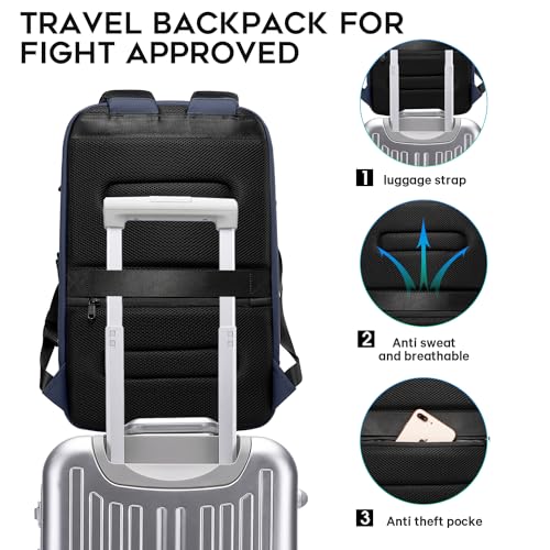 Image of BANGE Business Laptop Smart backpack Can Hold 15.6 Inch Laptop Commute Backpack Carry on bag for men and women