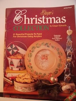 Paperback Ginger's Christmas Collection: 21 Beautiful Projects to Paint for Christmas Using Acrylics Book