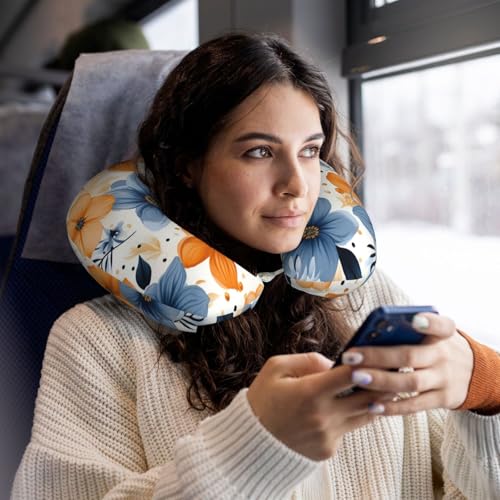 Almohada de espuma viscoelástica para viaje cuello miniatura 6