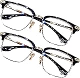 Generisch OptiReaders Pro, 2025 Intelligente Zoombrille, Multifokale Lesebrille, Selbstanpassende Gläser, Blaulichtblockierung (2pcs)