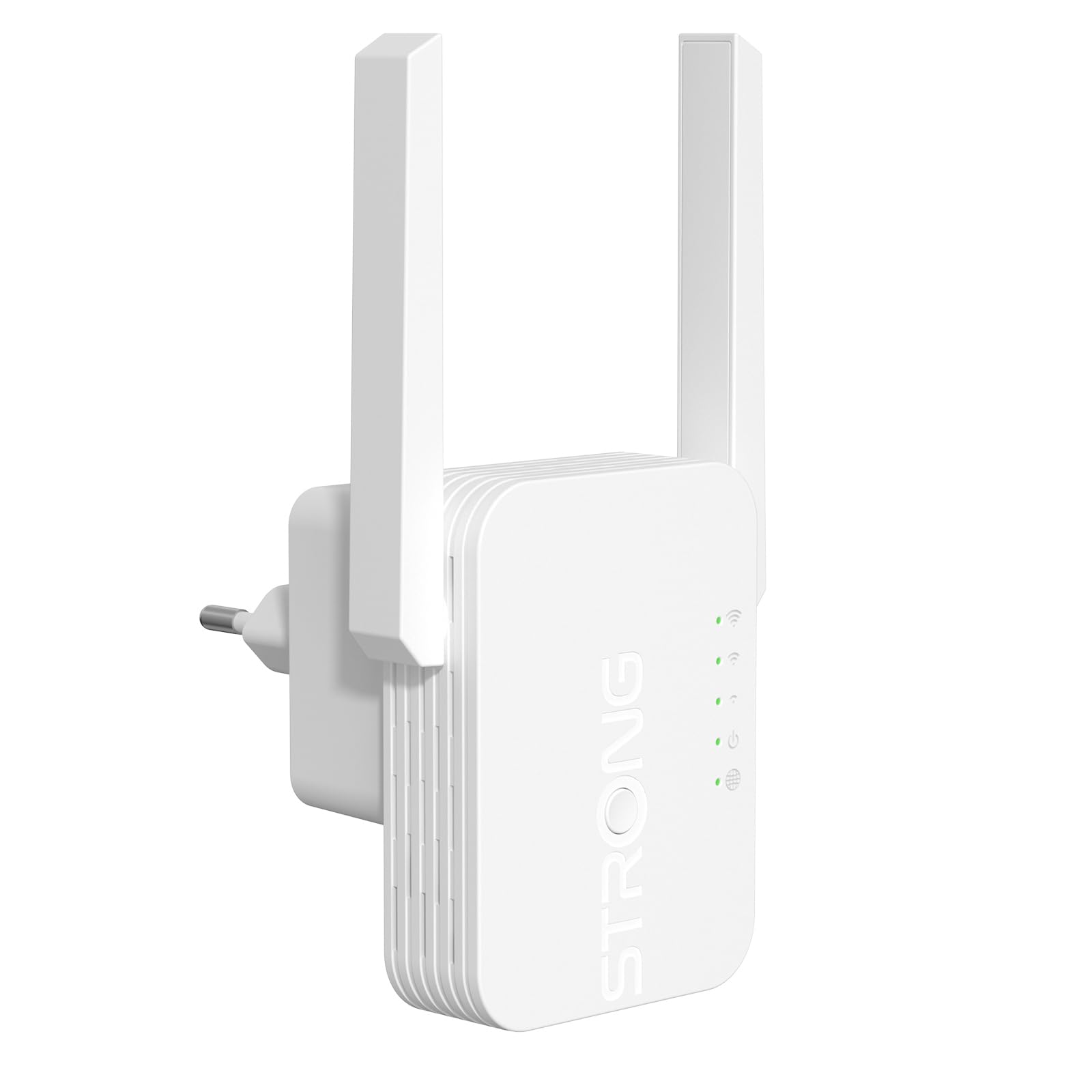 STRONG WiFi Repeater 300Mbps Wall Mount - Powerful WiFi Signal Amplifier for Home, Long Range WiFi Repeater, WiFi Extender with WPS, LAN Port and Access Point Mode