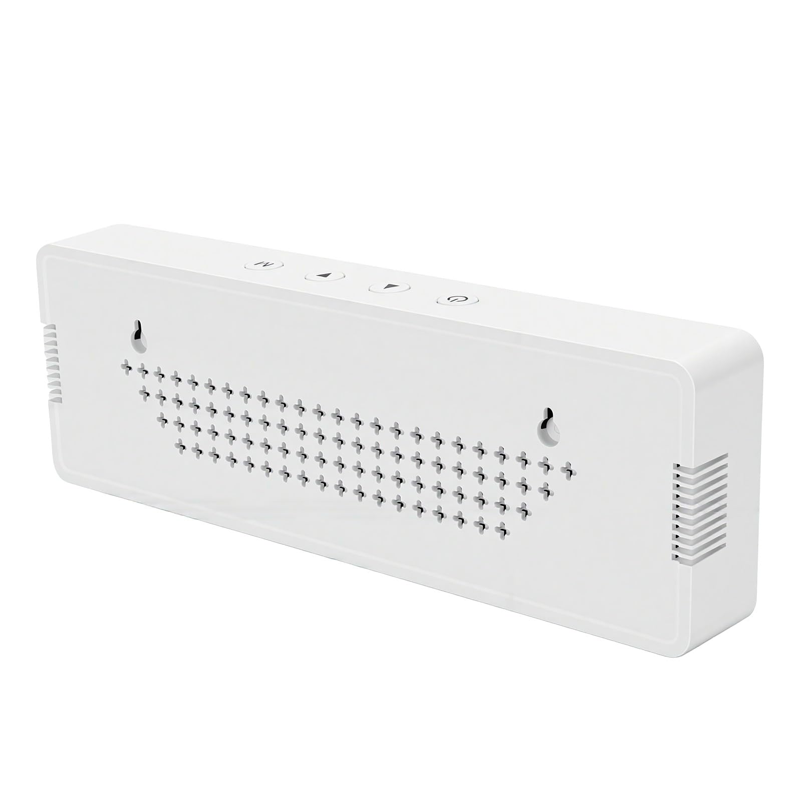 Eujgoov DM 1306D Medidor de Decibelios Digital de Montaje en Pared 30-130 DBA LED | 3 en 1: ruido, temperatura, humedad;exportación de registro de datos, interruptor °C / °F, calibración manual, 2000 mAh,