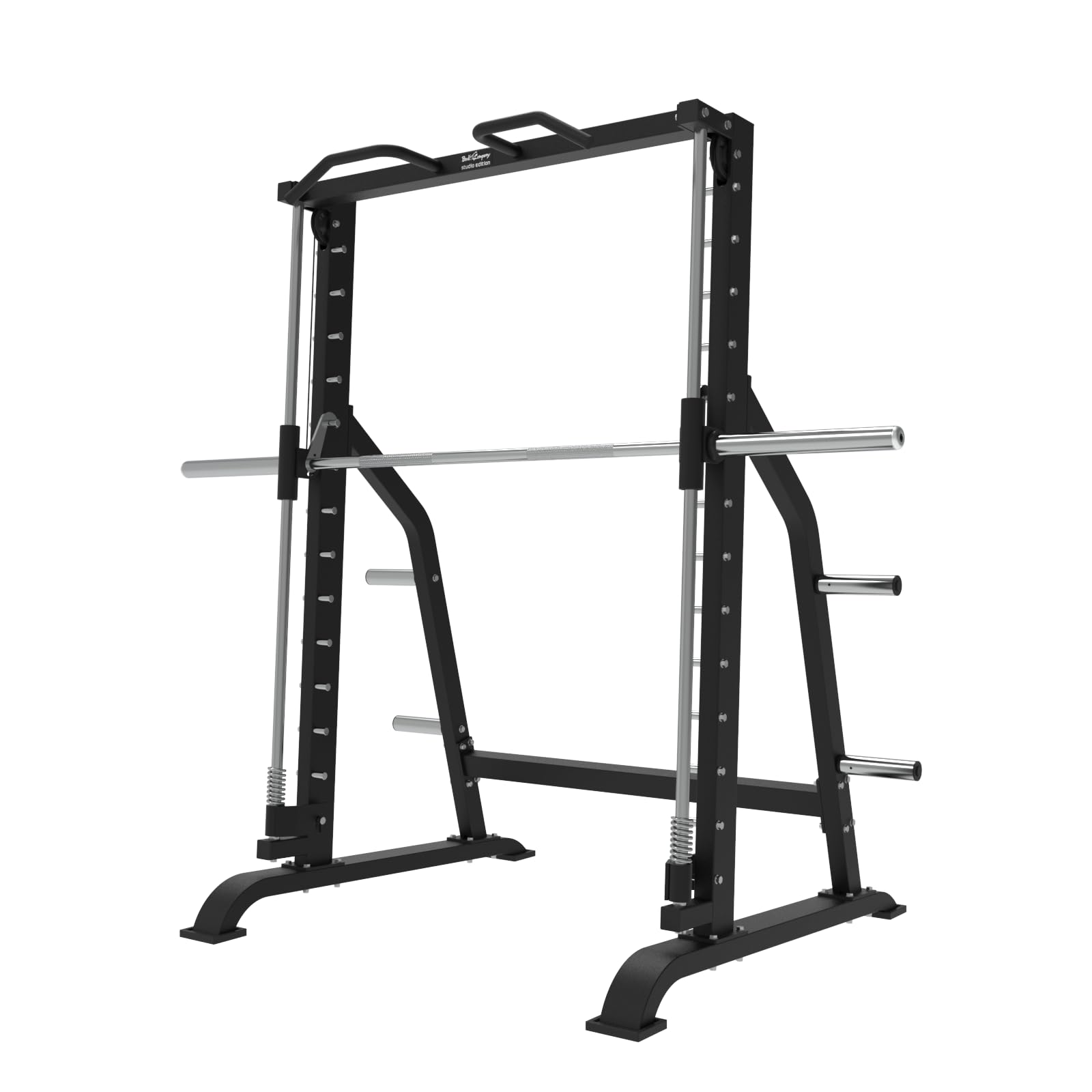 Bad Company Multipresse inkl. Gegengewichte und Klimmzugstange I Smith Machine mit Gegengewichten für das Ganzkörpertraining I BCA-104