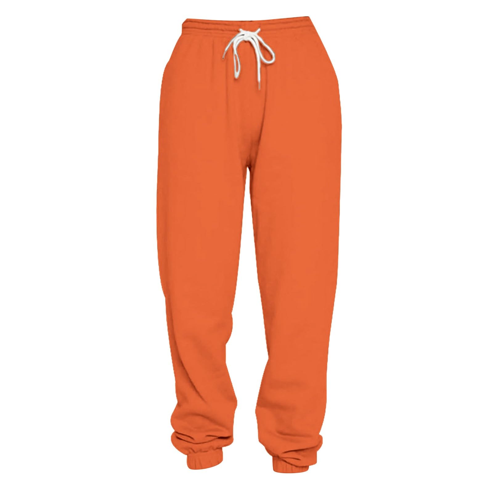 Pantaloni da corsa da donna lunghi con tasca, pantaloni sportivi a vita