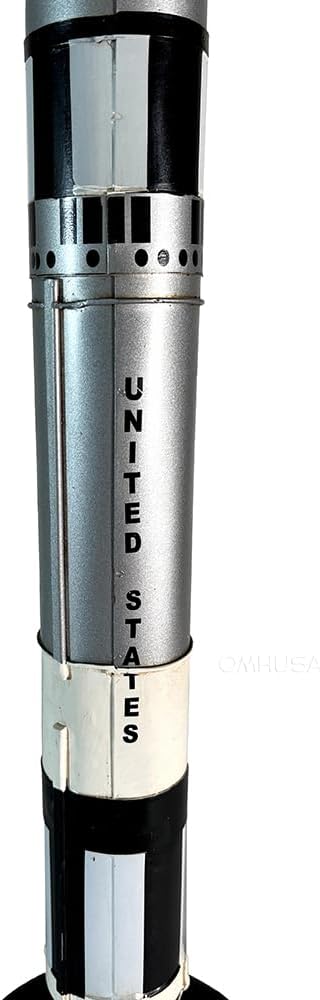 Old Modern Handicrafts Gemini Titan Rocket Display Model - Miniature Roacket Made from Premium Material - 2L x 2W x 20H Inches