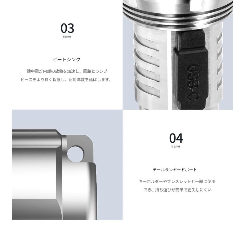 Amazon.co.jp: LUMINTOP キーチェーン懐中電灯 700ルーメン／400m照射