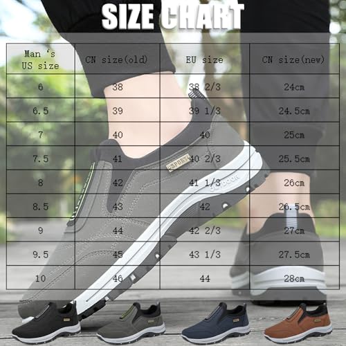 Ideacloth Shoes for Men - Comfortable Waterproof Orthopedic Walking Shoes Hiking Shoes3