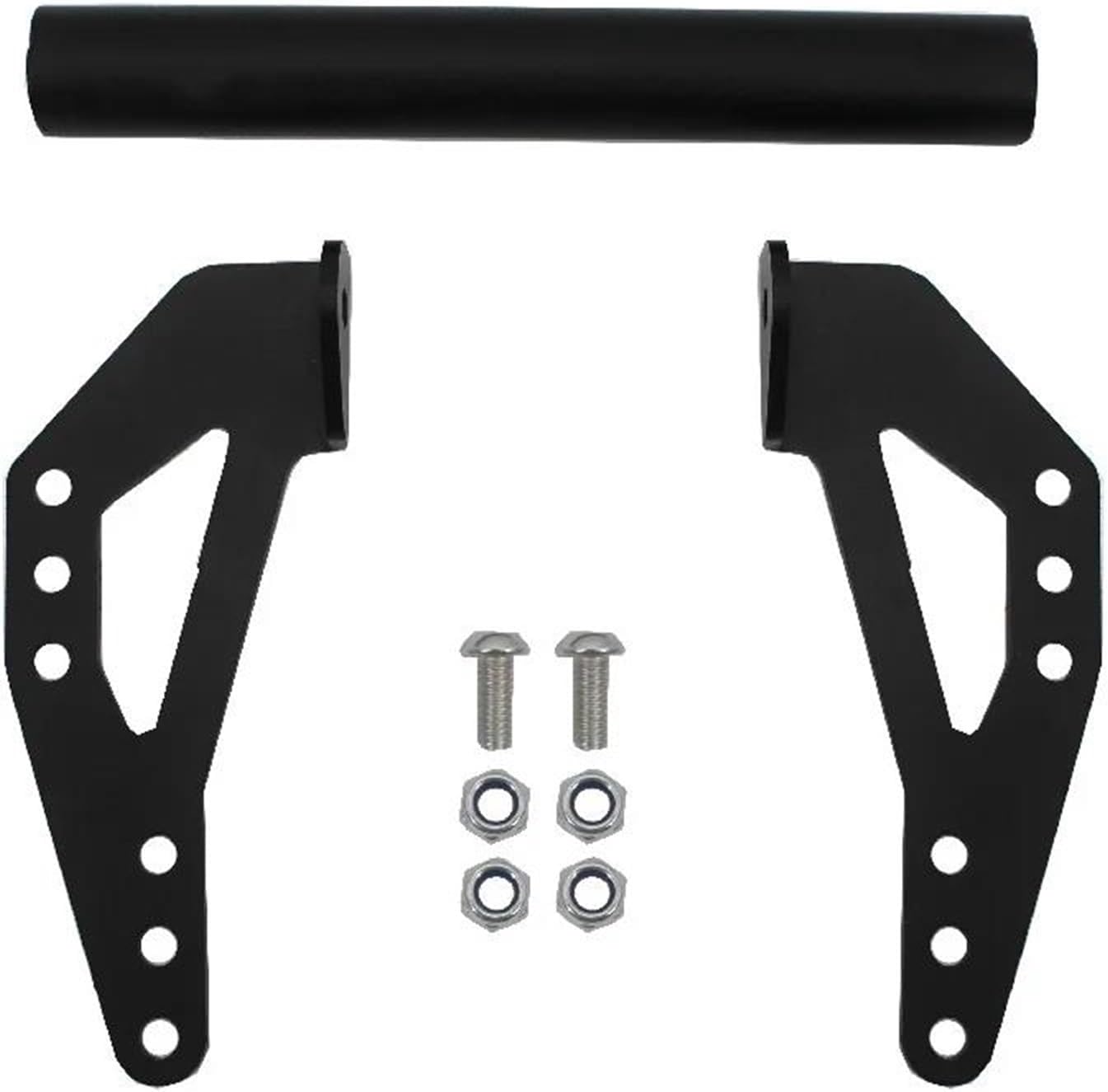 Motorcycle GPS Navigation Plate Bracket For Suzuki V-Strom/DL1000 ABS 2014-2019 Expansion Crossbar Phone Holder Stand Front Bar Holder GPS(Black3)