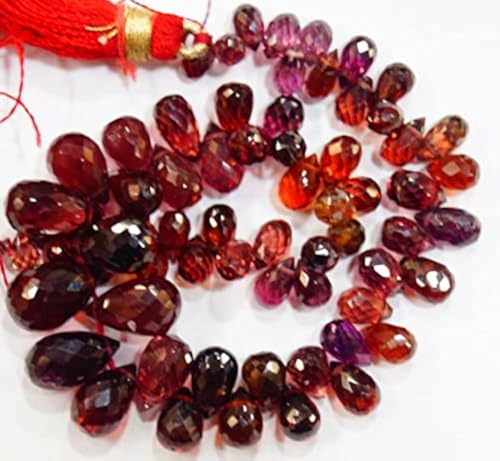 Garnet véritable facetté contre les imitations pour bijoux durables