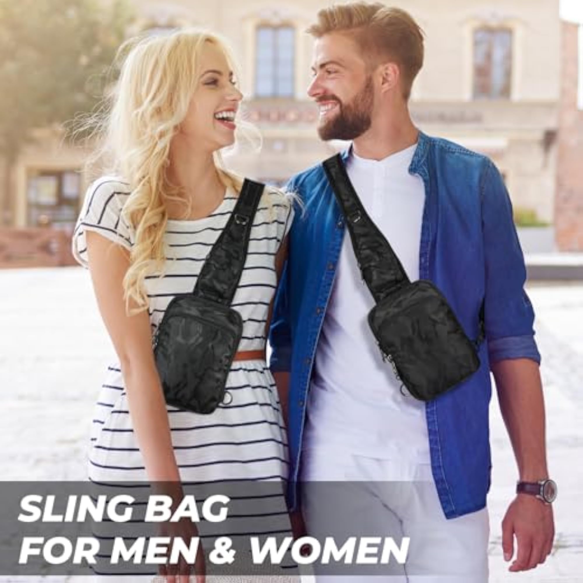 Anti Theft Sling Bag for Women, RFID Blocking Crossbody