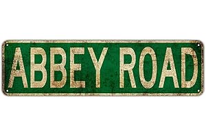 Abbey Road Beatles Poster Metal Tin Sign