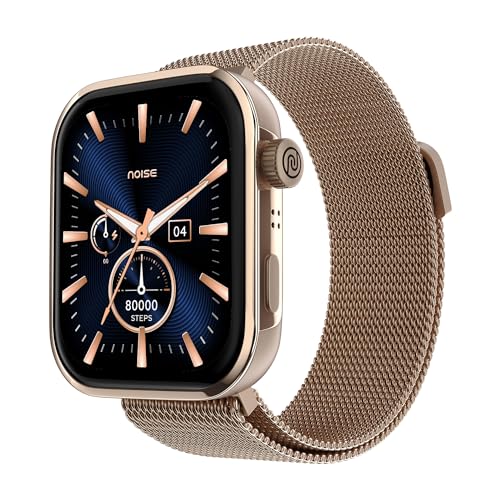 Noise Biggest Launch Pro 5 Smart Watch With 1.85″ AMOLED Display, BT Calling, New DIY Watch Faces, Ultra Personalization With Smart Dock, Productivity Suite, 100 Sports Modes And More (Rosegold Elite) For Rs. 4498 @ 55 %