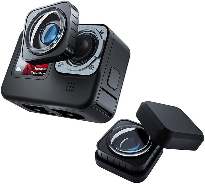 Lens Mod Ultra-Wide Angle 155 Degree Max for GoPro Hero 9 10 11 12 13/11Mini Black Action Camera Accessories Anti Shake Water Proof Lens