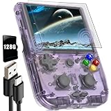 【ANBERNIC RG405V Supports 20 kinds of games formats】The RG405V With 128G Preloaded 3172 Games Card Built-in game front-end,Supports multimedia network play ,Compatible with Android games (Genshin、Honor of Kings, etc.)、Support users to download games in relevant 20 kinds of games formats.