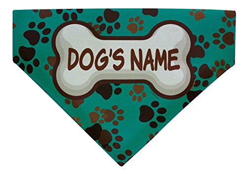 Custom Dog Accessories Dogs Name Personalized Dog Gifts Small Dog Bandana Personalized Dog Scarf Paws