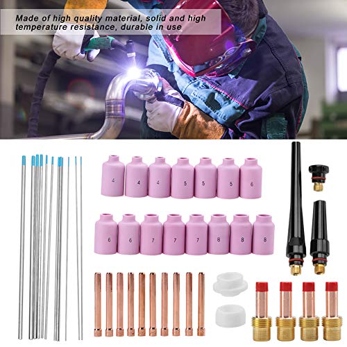 Bocal da tocha de soldagem 46 pçs/conjunto Tocha de soldagem série consumíveis acessórios