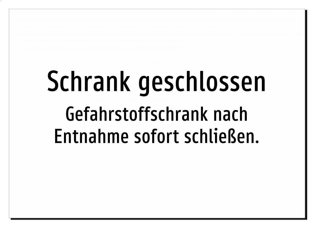 30380-DE-T-12 | Schrank geschlossen - Gefahrstoffschrank nach Entnahme