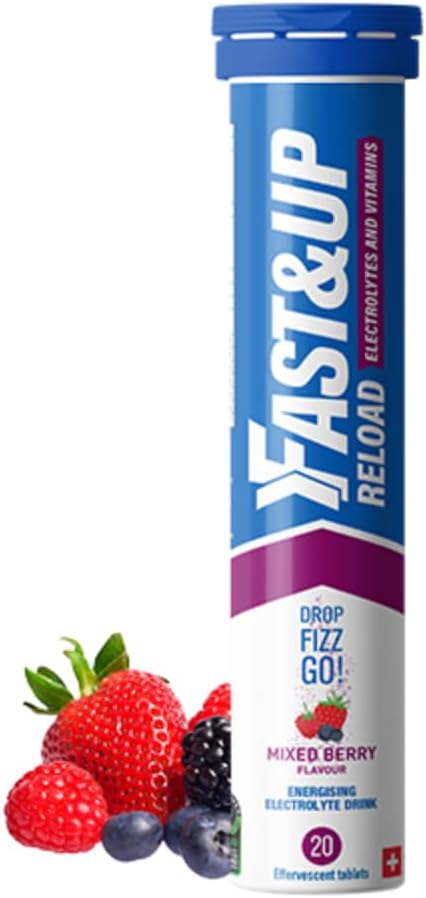 Fast&Up Reload – Mixed Berry – Instant Electrolytes & Hydration – 20 Effervescent Tablets