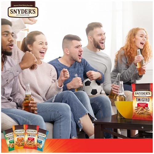 Image of Snyder's of Hanover, Seasoned Twisted Pretzel Sticks, 12 Oz Bag