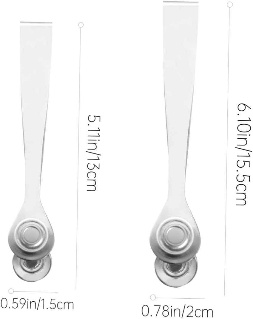 6 Pcs Stainless Steel Food Tongs Ergonomic Tongs for Ice Cubes Sugar Cubes Bread Cheese Fruits for Dining Parties Weddings and Events