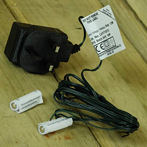  Premier 2 x AAA risparmio di denaro batteria di ricambio Plug In Adapter