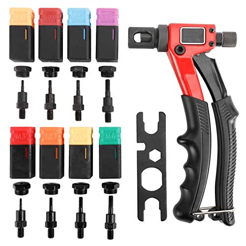 NEU MASTER Rivet Nut Tool, 16" Versatile Rivnut Tool Kit With 8 Metric & SAE - View #9