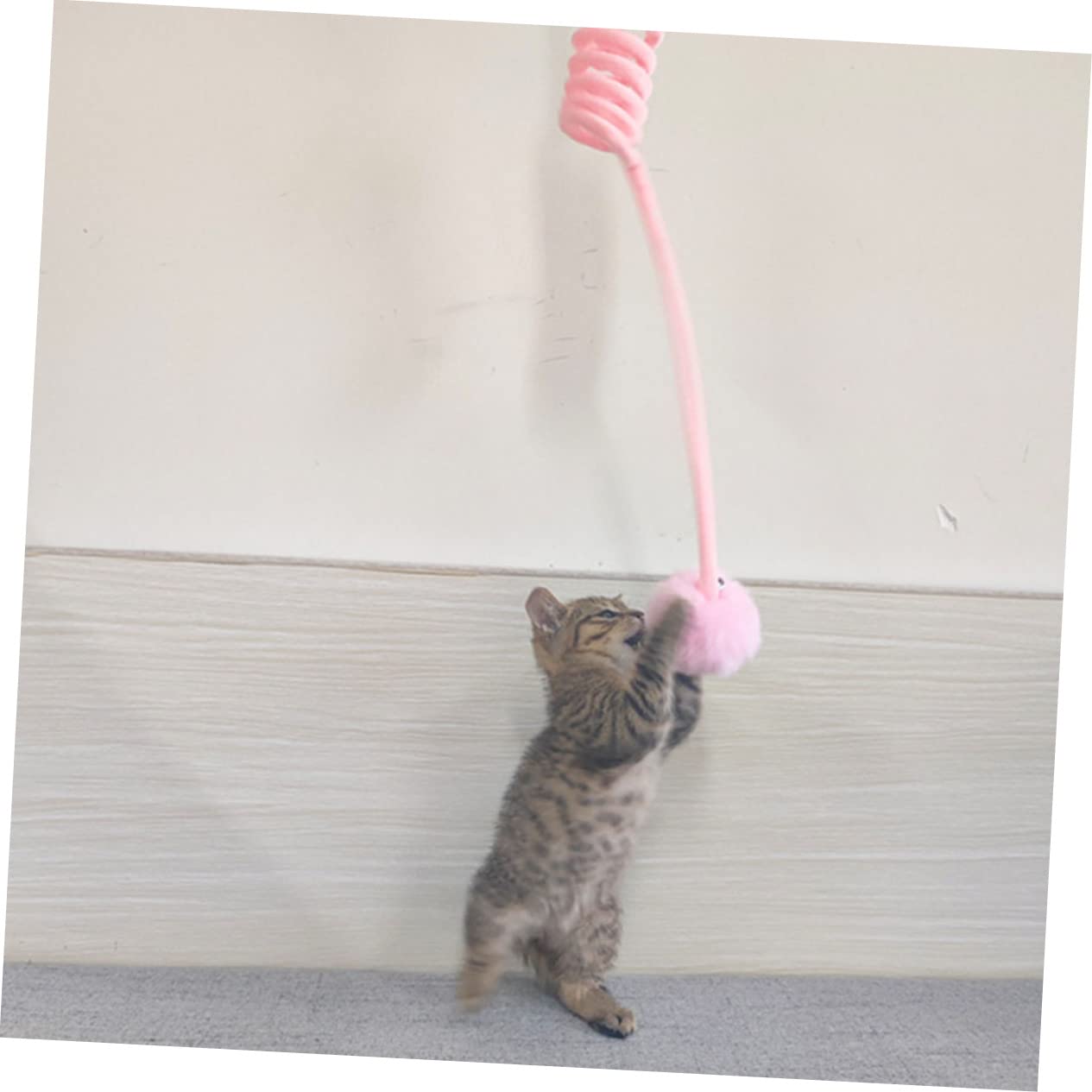Happyyami 12pièces Jouets Peluche pour Chats avec Ventouse Balles De Teasing Intérieures Couleurs Stimulez Activité De Votre Animal avec Ces Jouets Interactifs