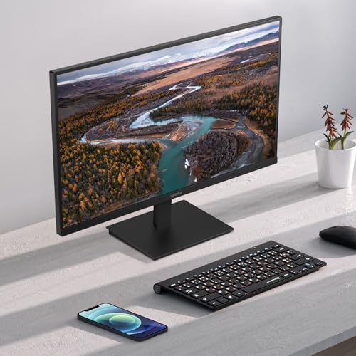 KOORUI E2411K Monitor PC 24 pollici, Full HD IPS 144HZ, 5ms, 1920x1080, Schermo PC HDMI1.4 e VGA, VESA 100x100 mm, Adaptive Sync, Inclinazione Regolabile, Pannello ultra Sottile - Immagine 4