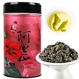 XIXICHA Alishan Oolong Tea Loose Leaf Grade AAA Taiwan High Mountain Gaoshan Ulong Tea Taiwan Tea Taiwanese Green Oolong Tea Floral and Fruity Aroma（120 cups） 5.29oz/150g 阿里山 乌龙茶
