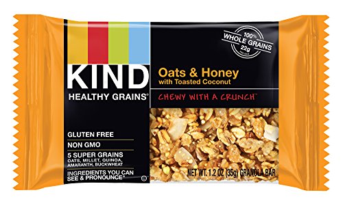 Kind Healthy Grains Bars, Oats & Honey With Toasted Coconut, Non Gmo, Gluten Free, 1.2Oz, 5 Count (Pack Of 3) #TOP2