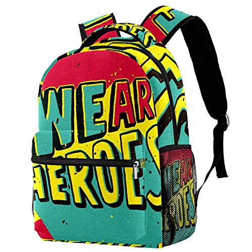 Sac à dos voyage We Are Heroes pour enfants, parfait pour les sorties scolaires et vacances