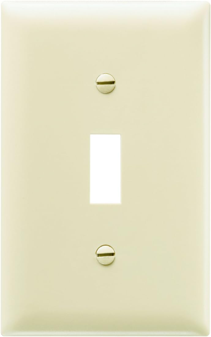 Legrand-Pass & Seymour TP26WCC100 Trade Master Nylon Wall Plate with One Decorator Opening, One Gang, White