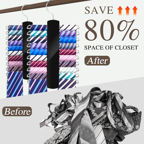 Dolinvo Tie Rack Tie Hanger 2Pack thumb #5